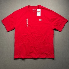 Nike Air Jordan Shirt Mens L Red Sneaker Patch Basketball HJ2326 687