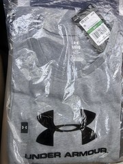 Under Armour Men’s Grey Team Tech Short-Sleeve T-Shirt Size Large
