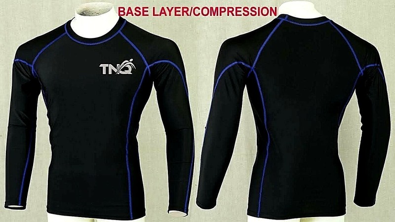 Compression base layer body armour Long Sleeve men's gym T-Shirt Sports tops TNQ gallery