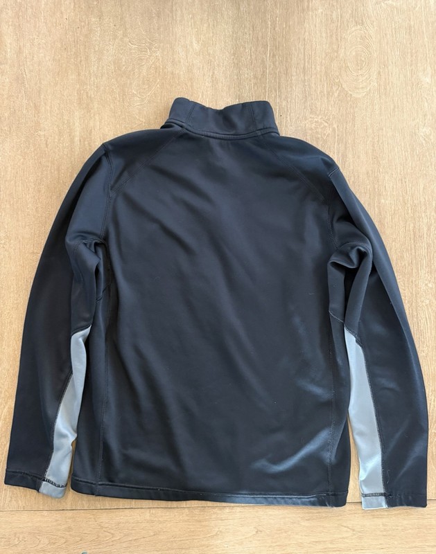 Nike Therma-FIT 1/4 Zip Pullover Men’s Medium Black Gray Athletic Top gallery