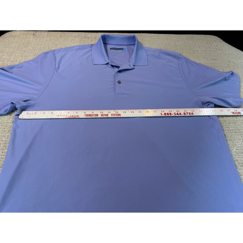 Roundtree and Yorke Performance Polo Men’s XL Blue Athletic Golf Short Sleeve gallery
