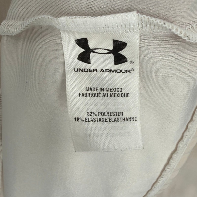 Under Armour Compression Shirt Mens 2XL Long Sleeve Cream White HeatGear1201163 gallery