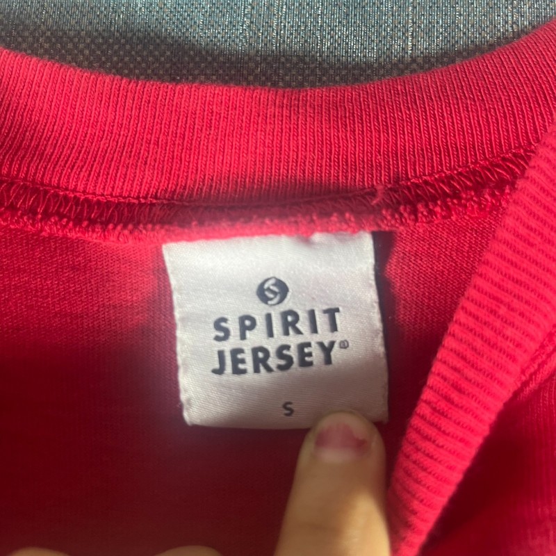 Rutgers Men Spirit Jersey Size S Multi Colorblock Cotton Cheerleader Riverside gallery