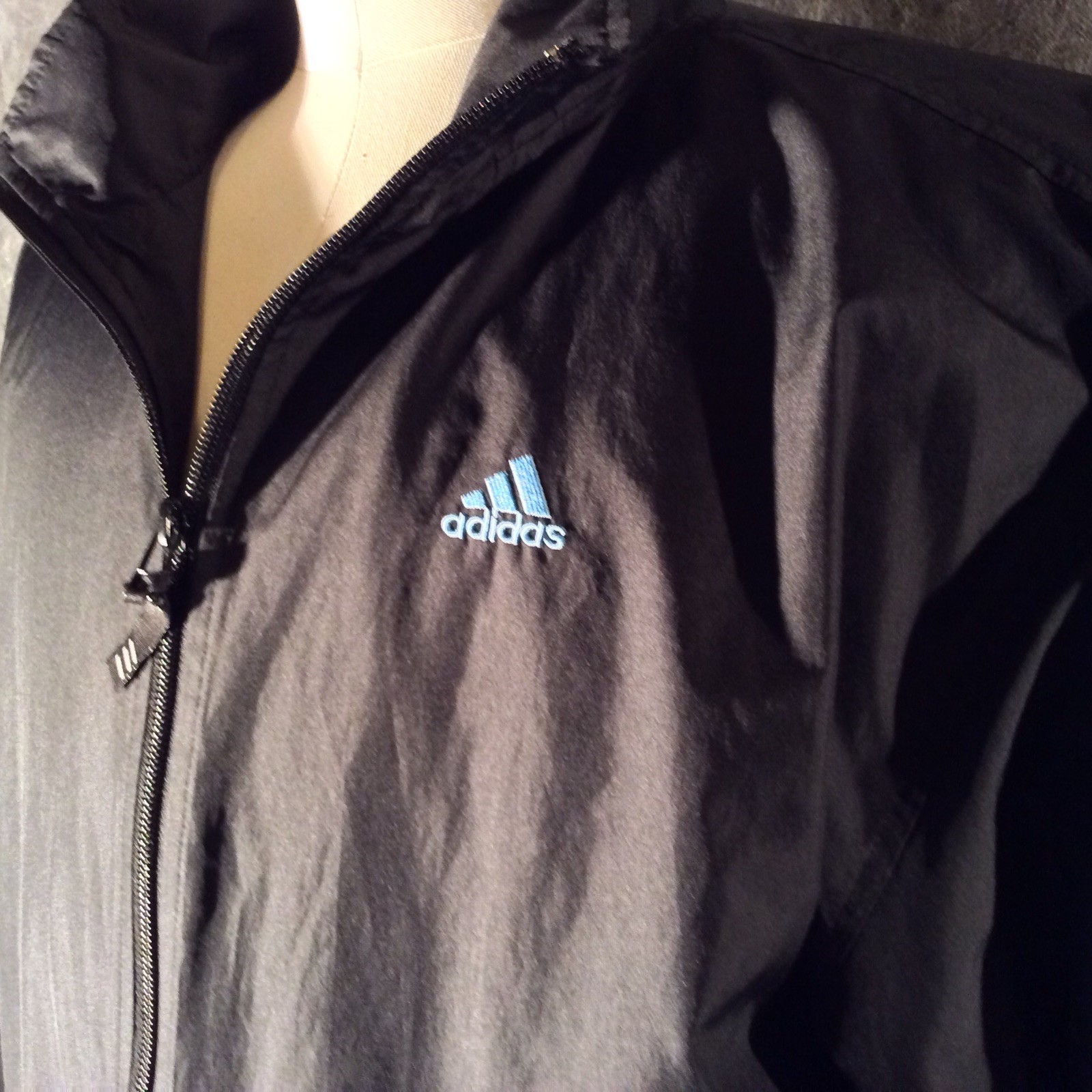 Adidas Men's Black Zip Front Large -Climate Proof gallery