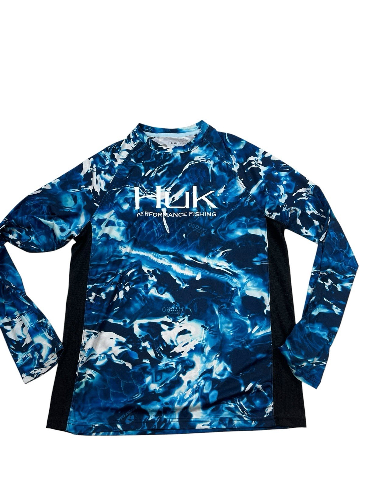 Blue Huk Performance Fishing Athletic Long Sleeve Shirt Men's S Small gallery