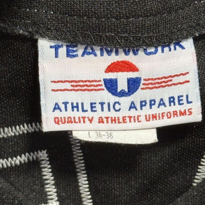 Teamwork Terror 88 Rapp Jersey Mens Large Black Baseball USA Flag Patch gallery