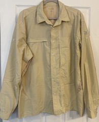 Mountain Hardwear Mens XL Vented Long Sleeved Fishing Hiking Shirt