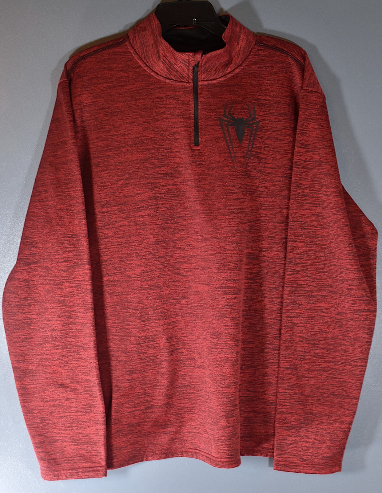Marvel quarter zip pullover men's size XL, brick red gallery