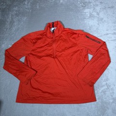 RLX Ralph Lauren Jacket Mens Large Red 1/4 Zip Wicking Golf Performance Pullover