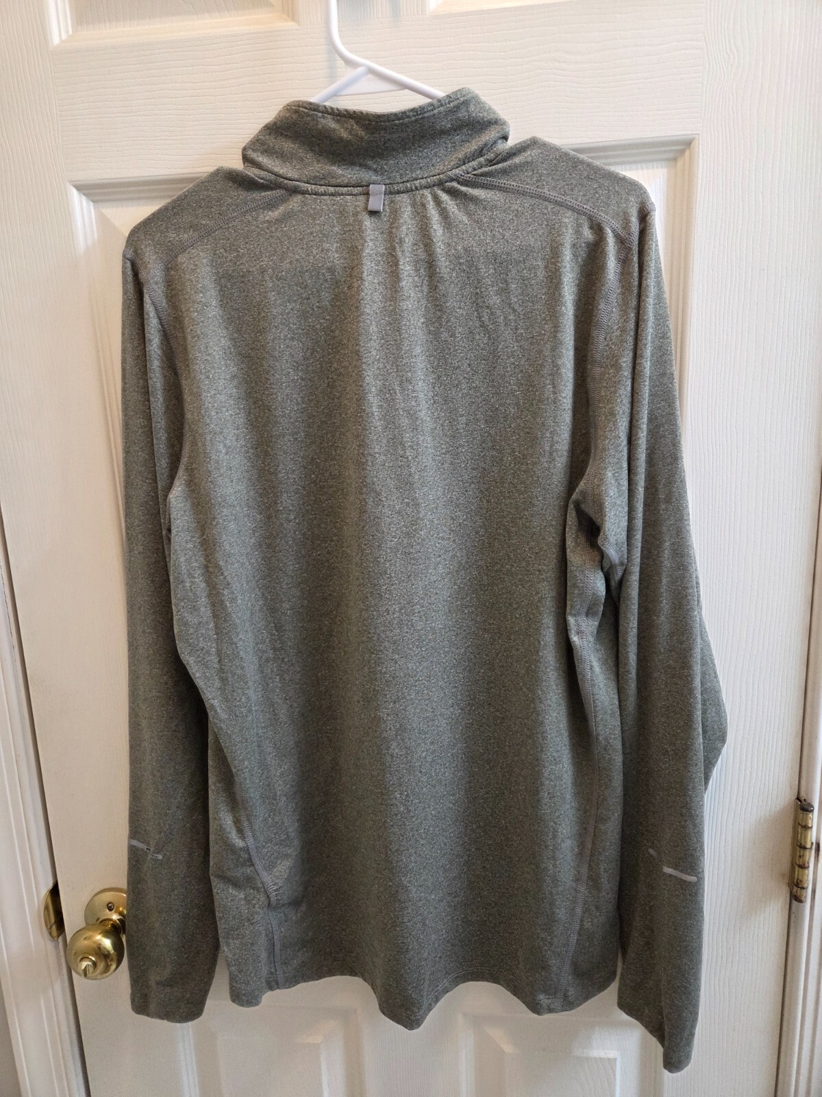 Men's Nike Dri-Fit Element 1/2 Zip Running Pullover Top - Heather Dark Gray - M gallery