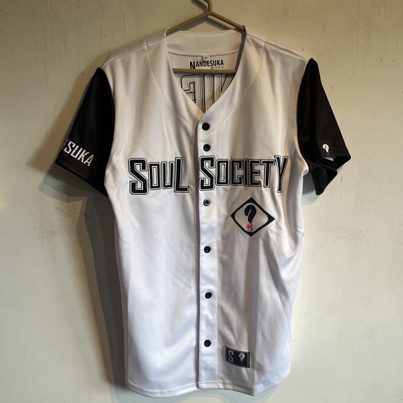 Bleach Shinigami Soul Society Baseball Jersey Nandesuka Size Small Anime gallery