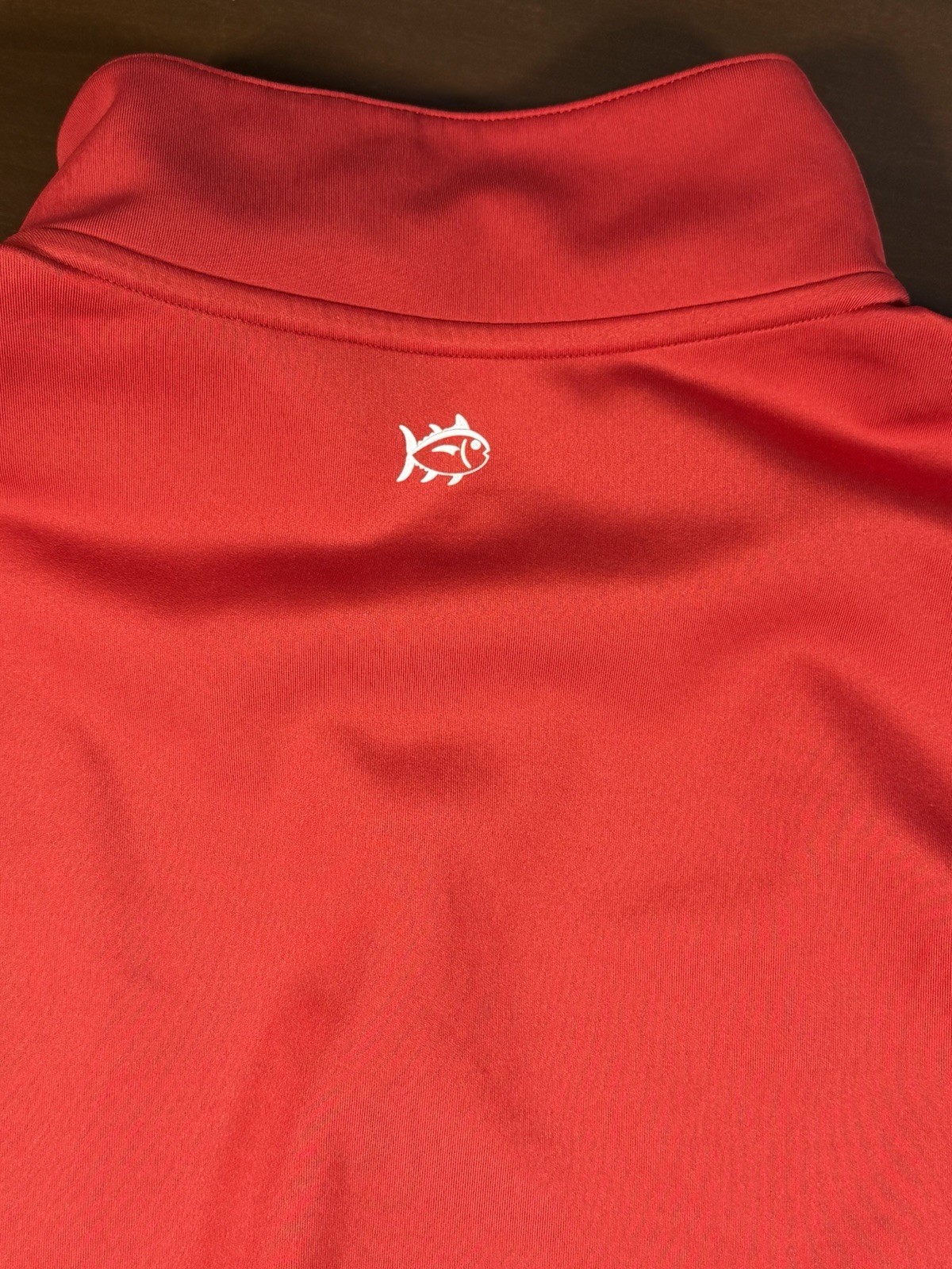 Southern Tide Red 1/4 Zip Mock Neck Pullover Long Sleeve Men's Size M gallery