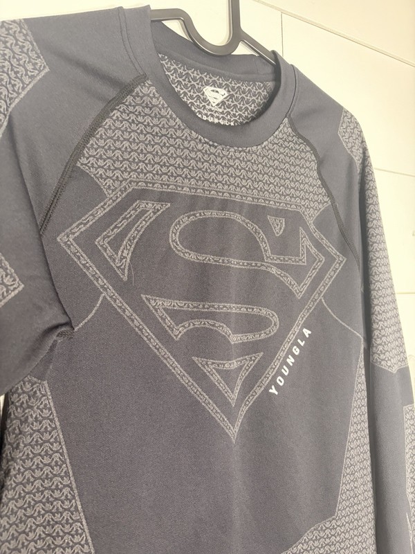 Young La Superman Compression T-Shirt Black, Large YoungLA RARE SOLD OUT NWOT! gallery