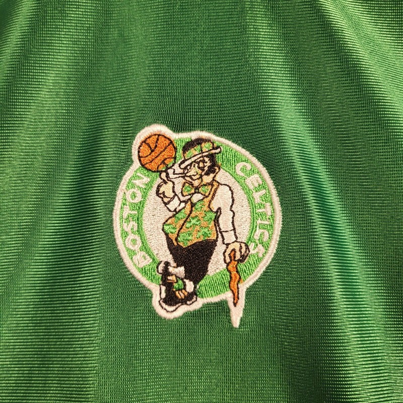 Boston Celtics NBA Basketball Jersey Mens Large Green Sleeveless Vntg Pro Edge gallery