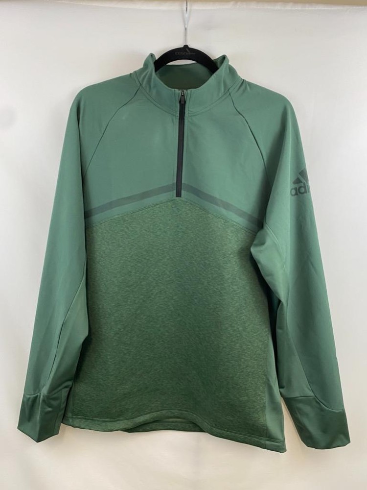 ADIDAS GOLF Men's HYBRID Layer Long Sleeve Green Oxide Sz M NWT