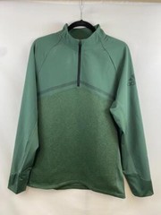 ADIDAS GOLF Men’s HYBRID Layer Long Sleeve Green Oxide Sz M NWT
