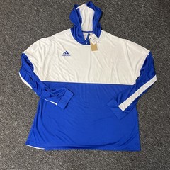 ADIDAS Mens Hoodie Shirt – Thin XL Blue White NEW NWT Legend Shooter Basketball