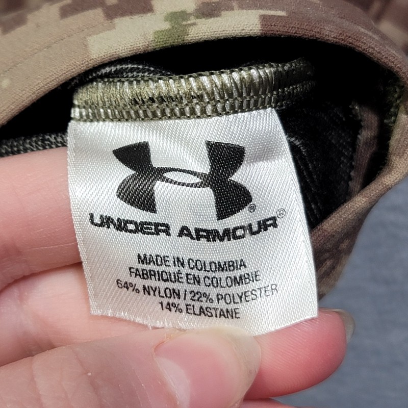 Under Armour Compression Shirt Mens Large Multicolor Camo Performance Logo gallery