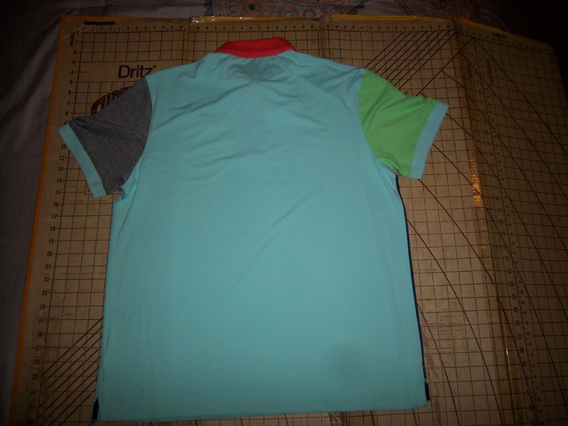 MENS 2XLARGE BLUE/ORANGE/GREEN CHAPS PERFORMANCE POLO SHIRT - NWT gallery