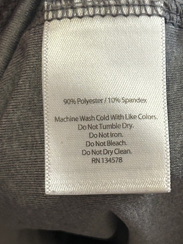 Vineyard Vines Performance Men's Gray Long Sleeve Crew Neck Stretch Tee Medium gallery