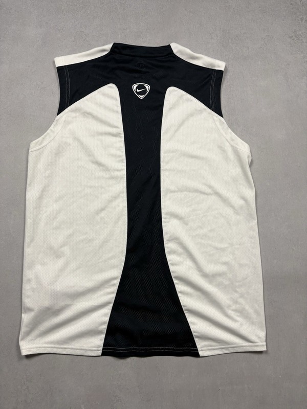 Nike Total 90 Men's Dri-FIT Sleeveless Football Training Top White Black M 00s gallery