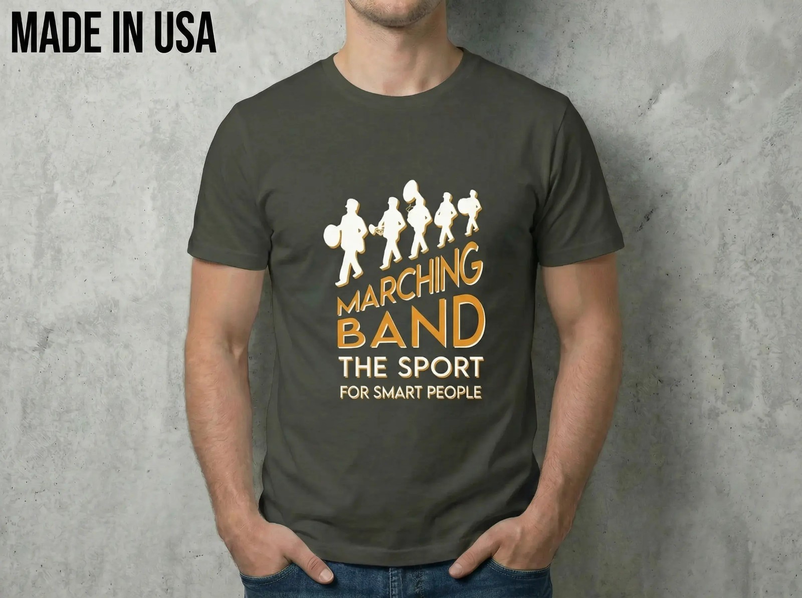 NEW Marching bands Is Sport For Smart People SHIRT SIZE S-2XL MADE IN USA gallery
