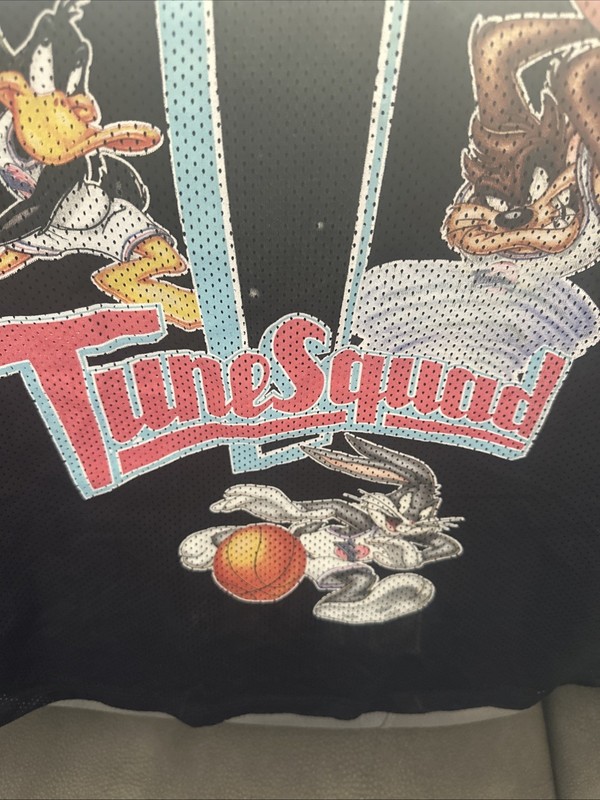 Space Jam Tune Squad Mesh Tank Top Mens Large Black Daffy Duck Taz Bugs Bunny 28 gallery