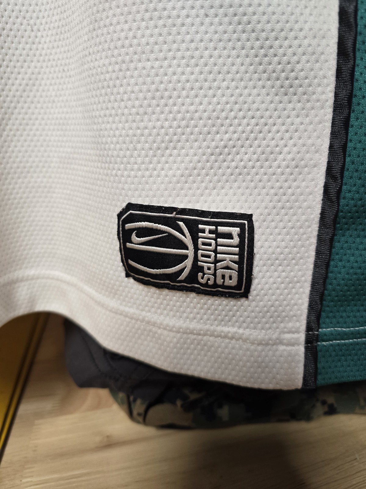 Vintage Nike Hoops Basketball Jersey Tank Top Center Swoosh Mens XL (Large Fit) gallery
