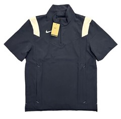 Nike Coach Football Jacket Top Men’s Short Sleeves 1/4 Zip Navy Size M – NWT $80