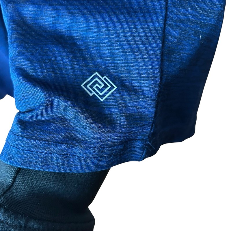 Zelos Flex Men's XL Navy Long Sleeve Lightweight Knit Stretch Pullover 1/4 Zip gallery