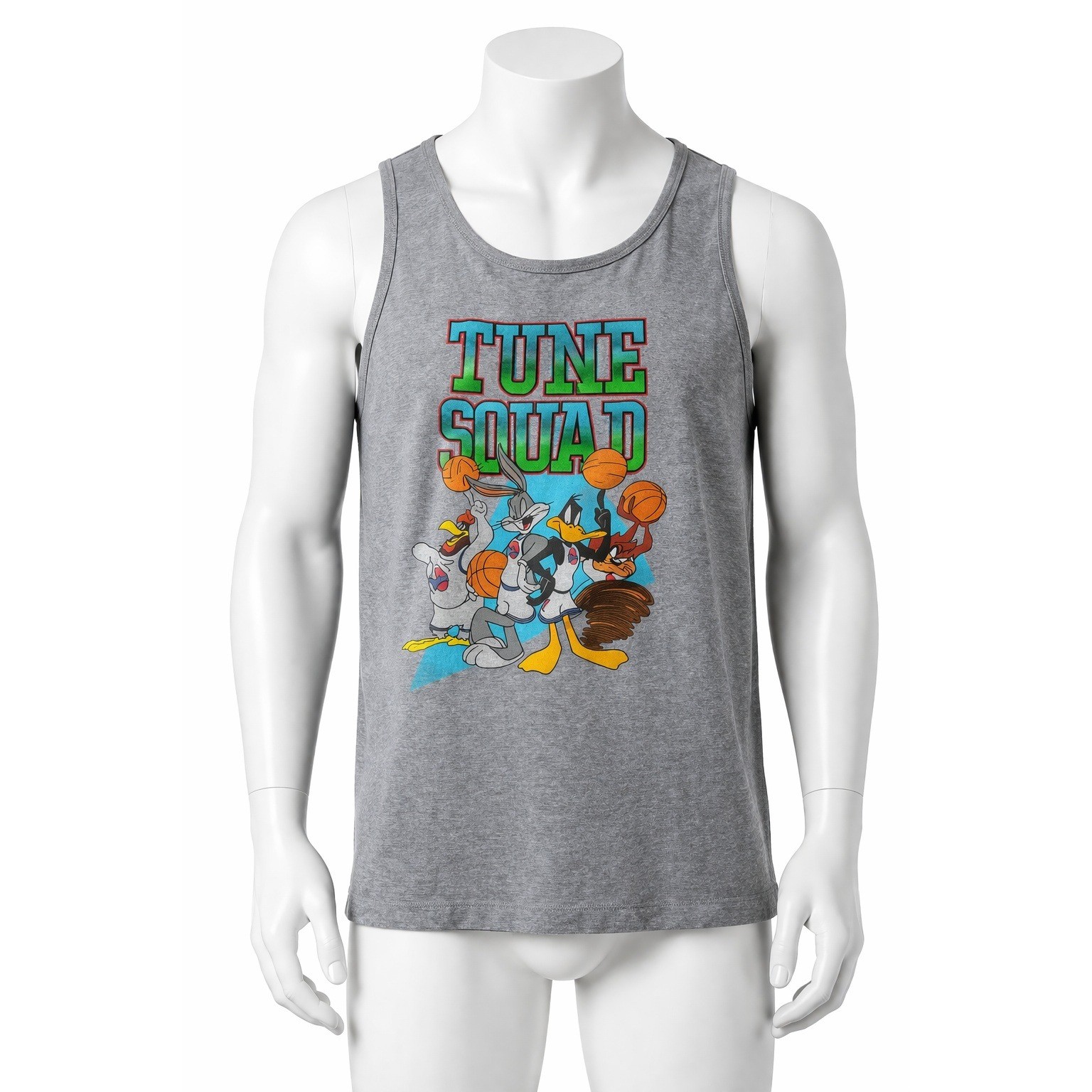 Space Jam Tune Squad Tank Top Mens Large Gray Looney Tunes Graphic Sleeveless gallery