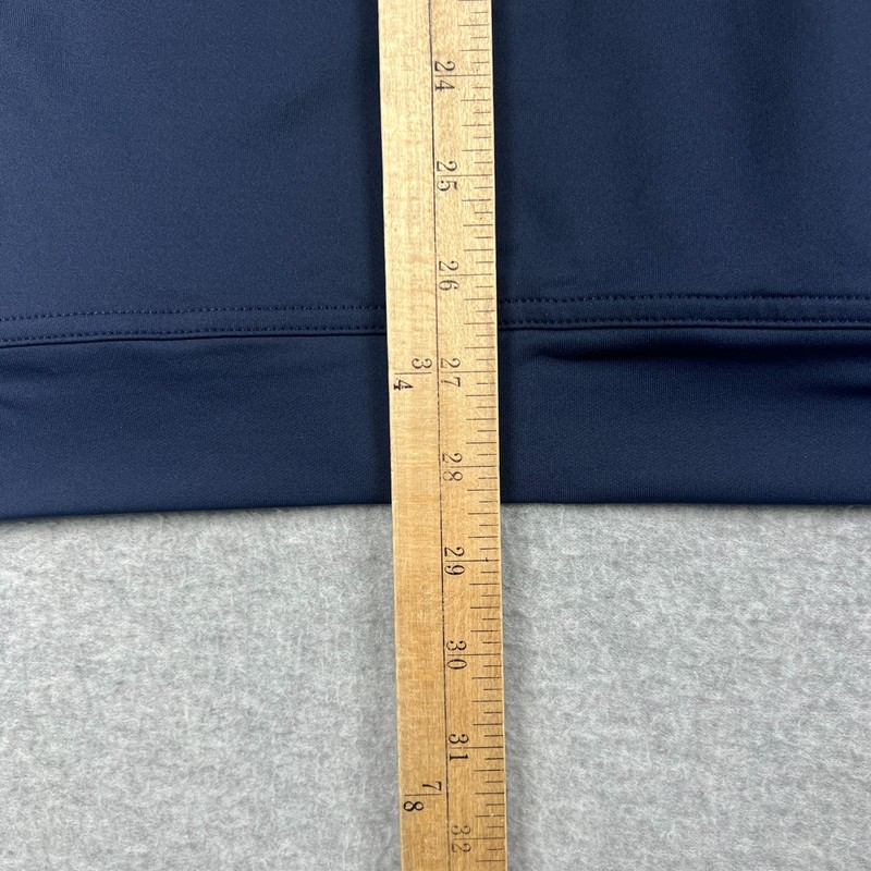 Peter Millar Golf Perth Quarter Zip Performance Pullover Large Mens Blue Active gallery