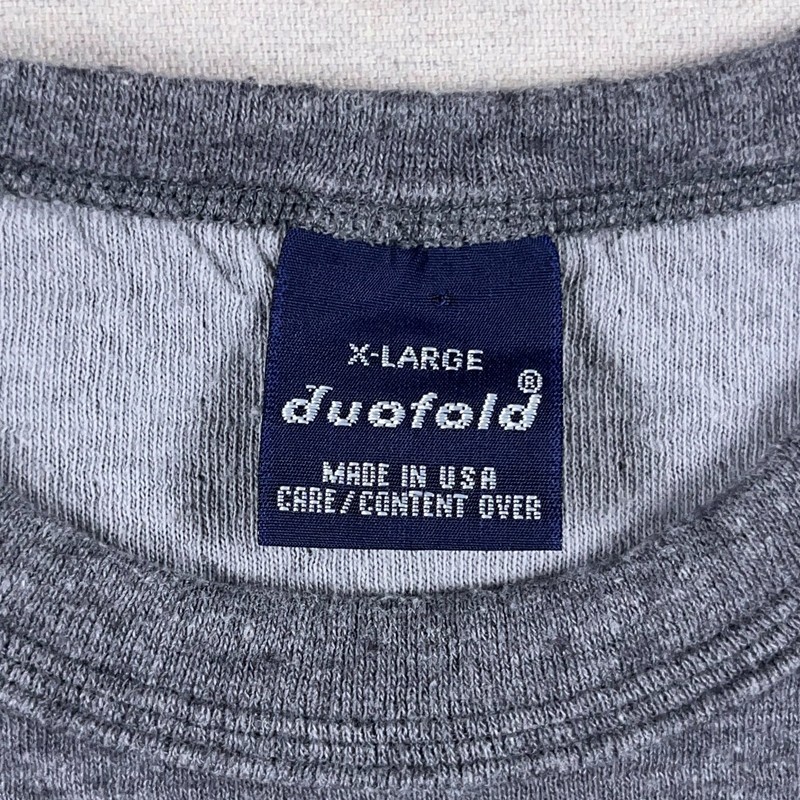 VTG Duofold Shirt Mens XL Base Layer Thermal Gray Two Layer Wool Blend USA gallery