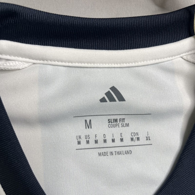 Adidas Argentina AFA Soccer Jersey Mens medium White Blue Fan Blank Back gallery