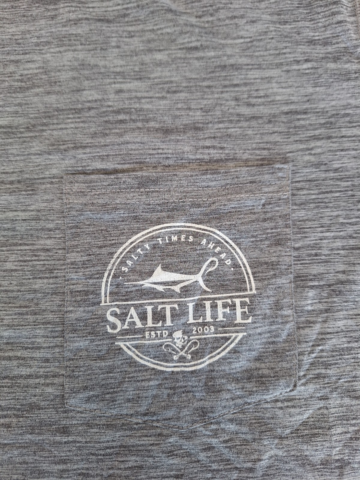 Salt Life Long Sleeve SLX Performance Fishing Shirt Moisture Wicking Size SMALL gallery