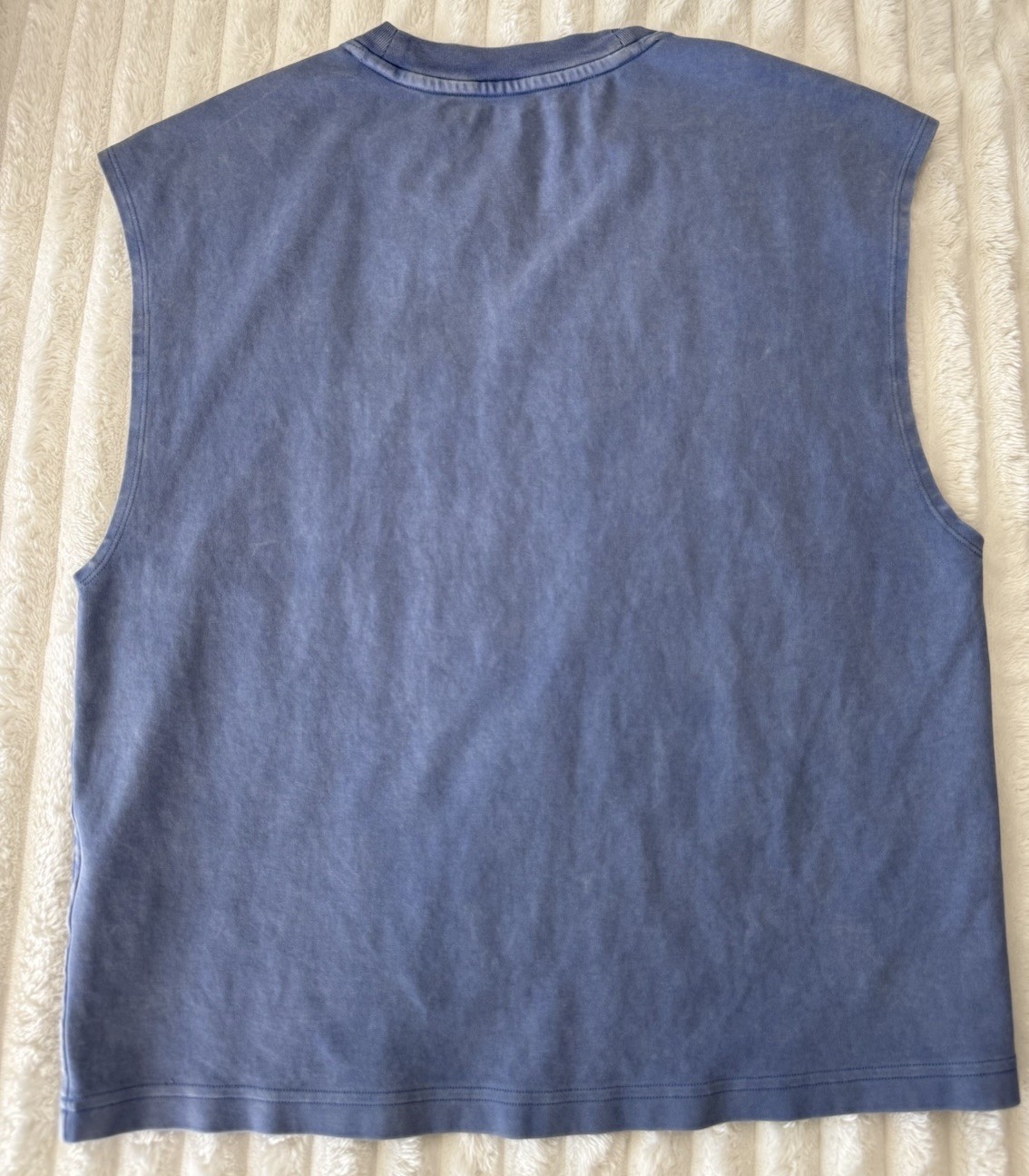 YPB Men's Blue Sleeveless Pullover Tank Crew Neck Regular Fit Solid Pattern XS gallery