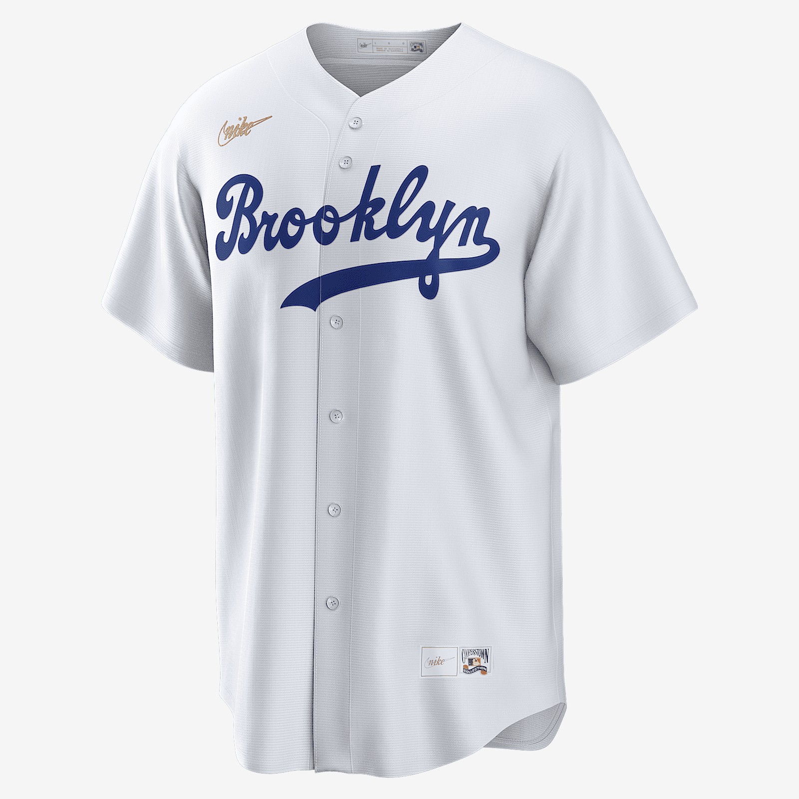 MLB Los Angeles Dodgers (Jackie Rob) Men's Cooperstown Baseball Jersey (White) gallery