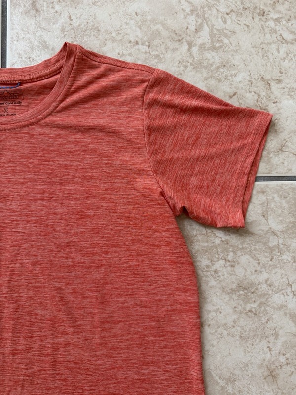 Patagonia Men's Short Sleeve Orange Small T-Shirt Mountain Climbing Sports Run gallery