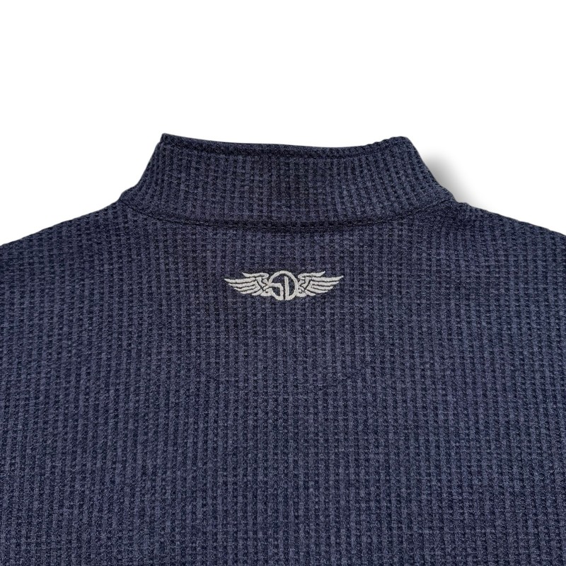 Straight Down 1/4 Zip Waffle Performance Pullover Mens Large • MINT CONDITION gallery