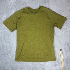 Lululemon Metal Vent Tech Short Sleeve T Shirt Size Large Olive Green