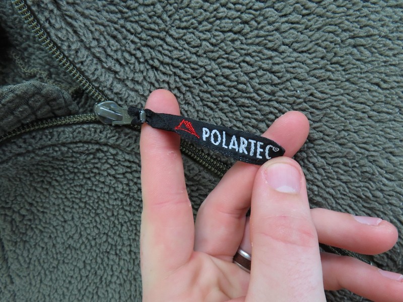 Cabela's Pullover Mens Medium Green Polartec Fleece 1/4 Zip Made USA Hunting gallery
