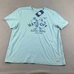 Life Is Good Shirt Mens XL Blue Short Sleeves Crusher Class Of 2020 Tee NWT