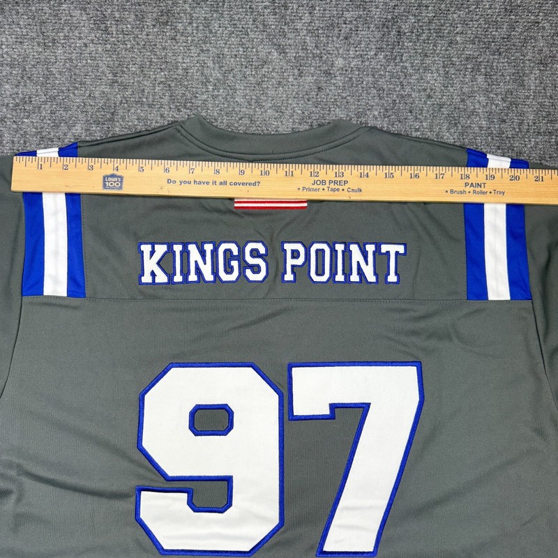 US Merchant Marine Academy Football Jersey Mens Large Grey 97 Kings Point gallery