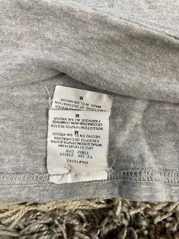 Champion Authentic Men's M Medium Classic Gray Blank T-Shirt Short Sleeve Crew gallery