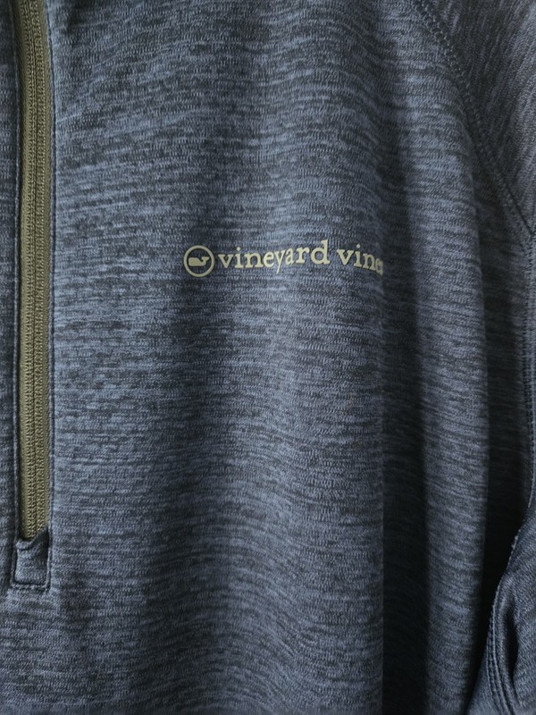 Vineyard Vines Performance Quarter Zip Athletic Pullover Shirt Men XXL Blue EUC gallery