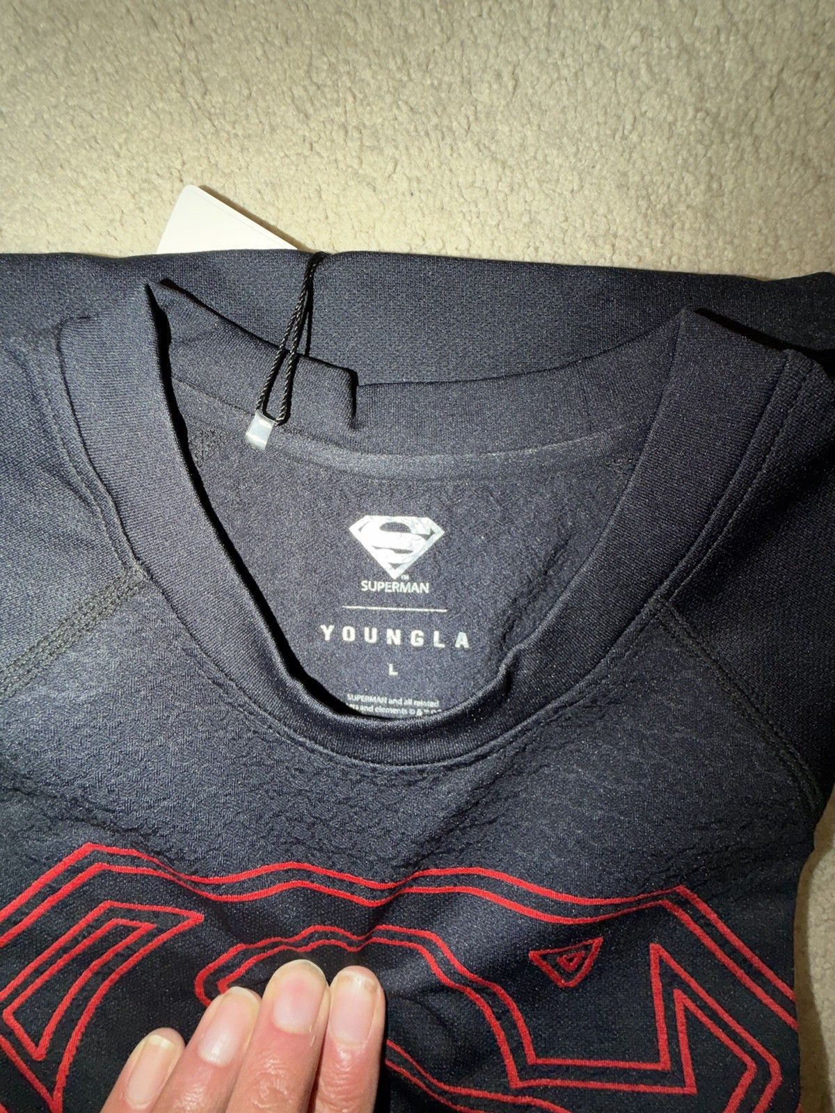 YOUNG LA SUPERMAN COMPRESSION SIZE L. SOLD OUT. VERY RARE SIZE AND COLOR. NEW! gallery