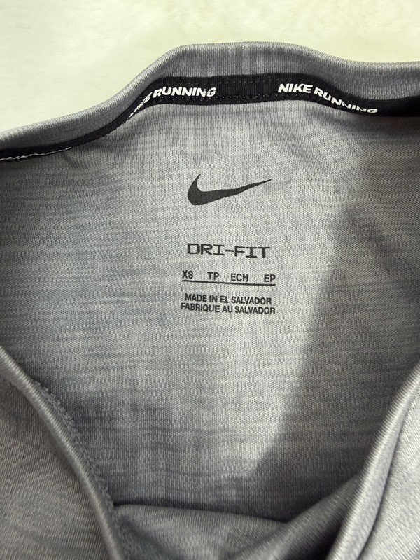 Nike Running Dri-FIT Gray Tank Top Mesh Panel Sleeveless Women’s XS AJ8102 gallery