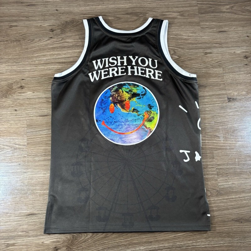 Travis Scott Headgear Classics Astroworld Cactus Jack Basketball Jersey Medium gallery