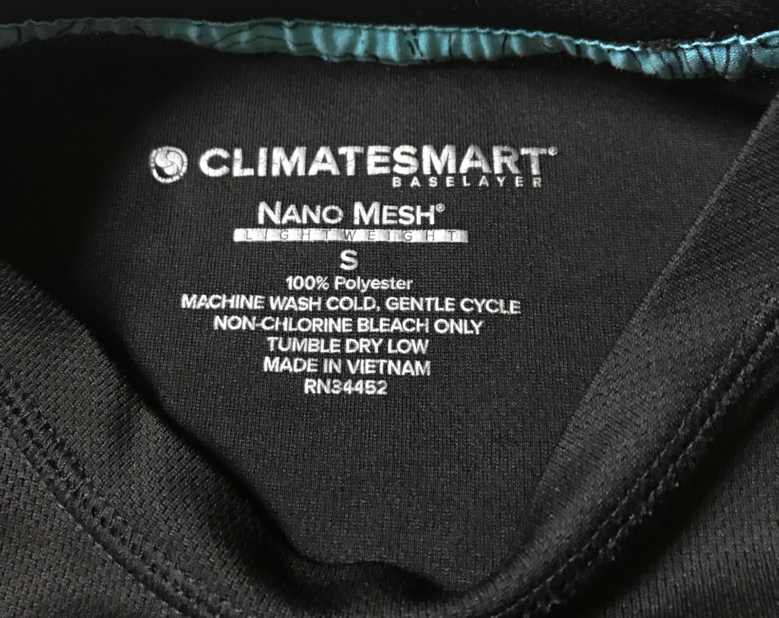 CLIMATESMART Mens Nano Mesh Lightweight Long Sleeve Crew Baselayer Top Shirt S gallery