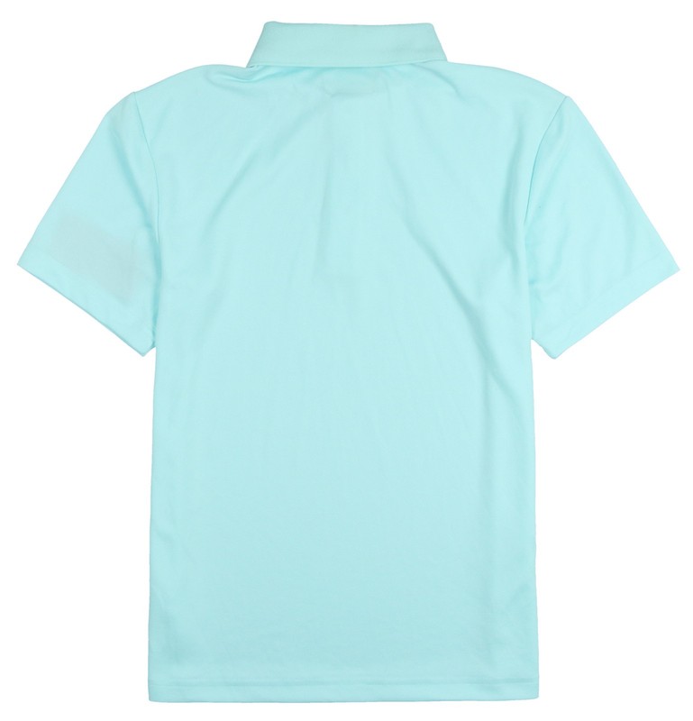 PGA TOUR Airflux Solid Polo Golf Shirt sz S Small Island Paradise Blue gallery